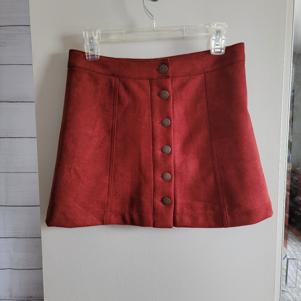 Forever 21 Faux Suede Miniskirt- Size Small (28)